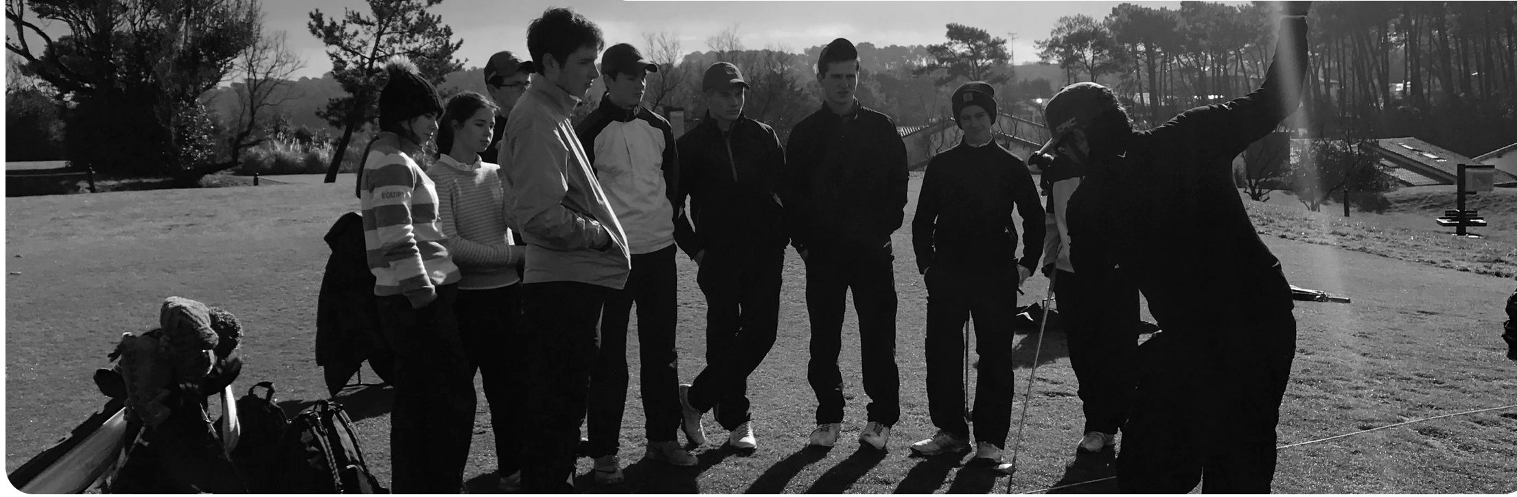 Séance de coaching golf en groupe